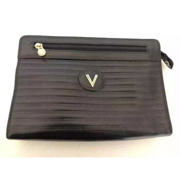 Mario Valentino black Clutch Black Noir - Picture 4 of 17